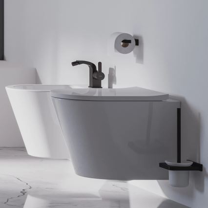 OMNIRES DA70510BL - Toilettenpapierhalter DARLING seidenmatt schwarz