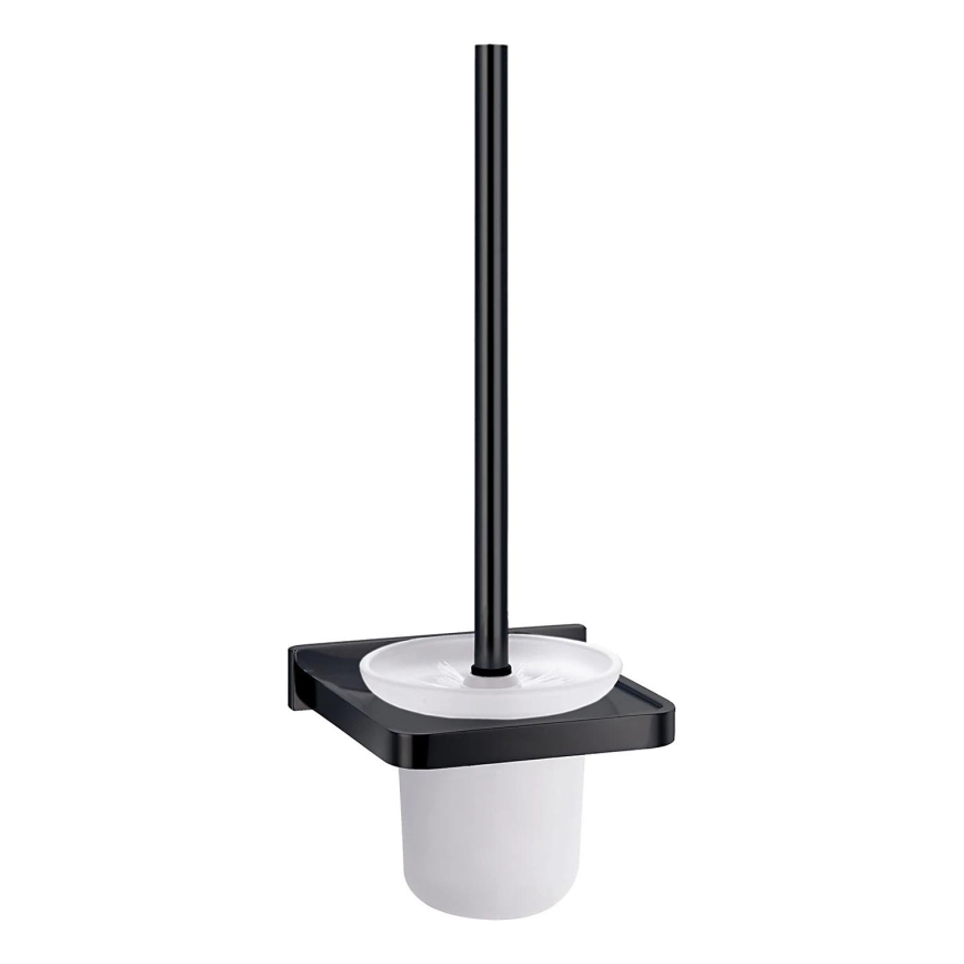 OMNIRES DA70620BL - Toilettenbürste wandmontiert DARLING seidenmatt schwarz