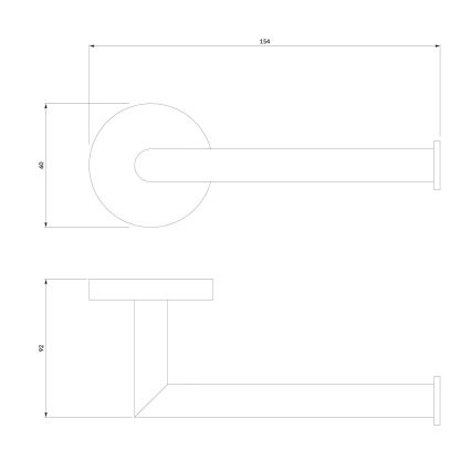 OMNIRES MP60510CR - Toilettenpapierhalter MODERN PROJECT glänzendes Chrom