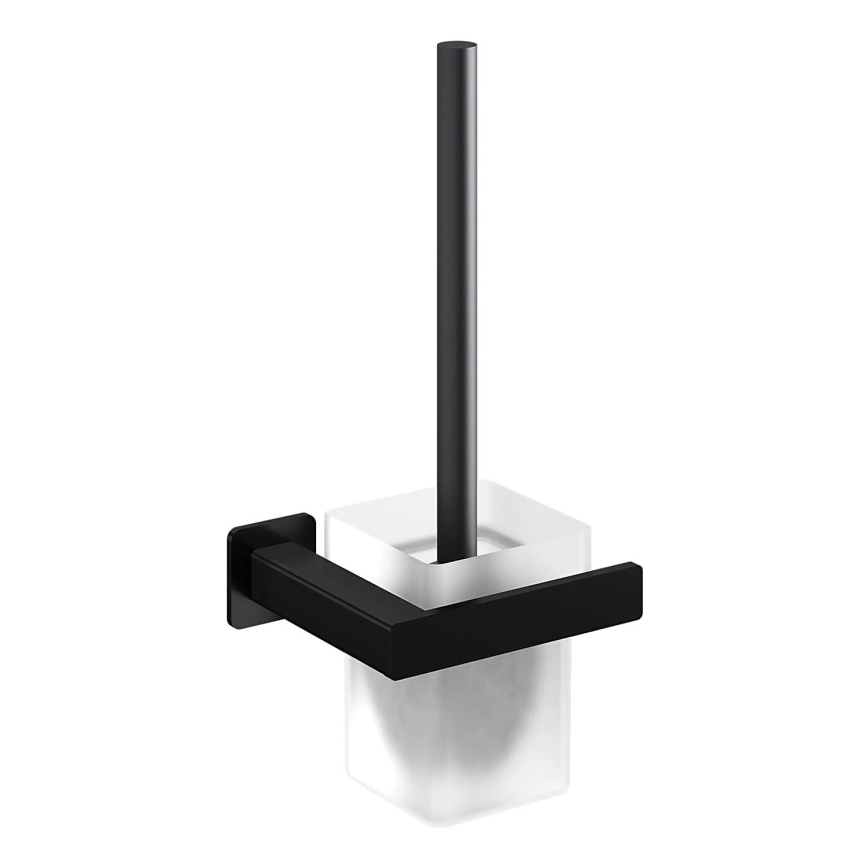 OMNIRES NL80620BL - Wand-WC-Bürste NELSON matt schwarz