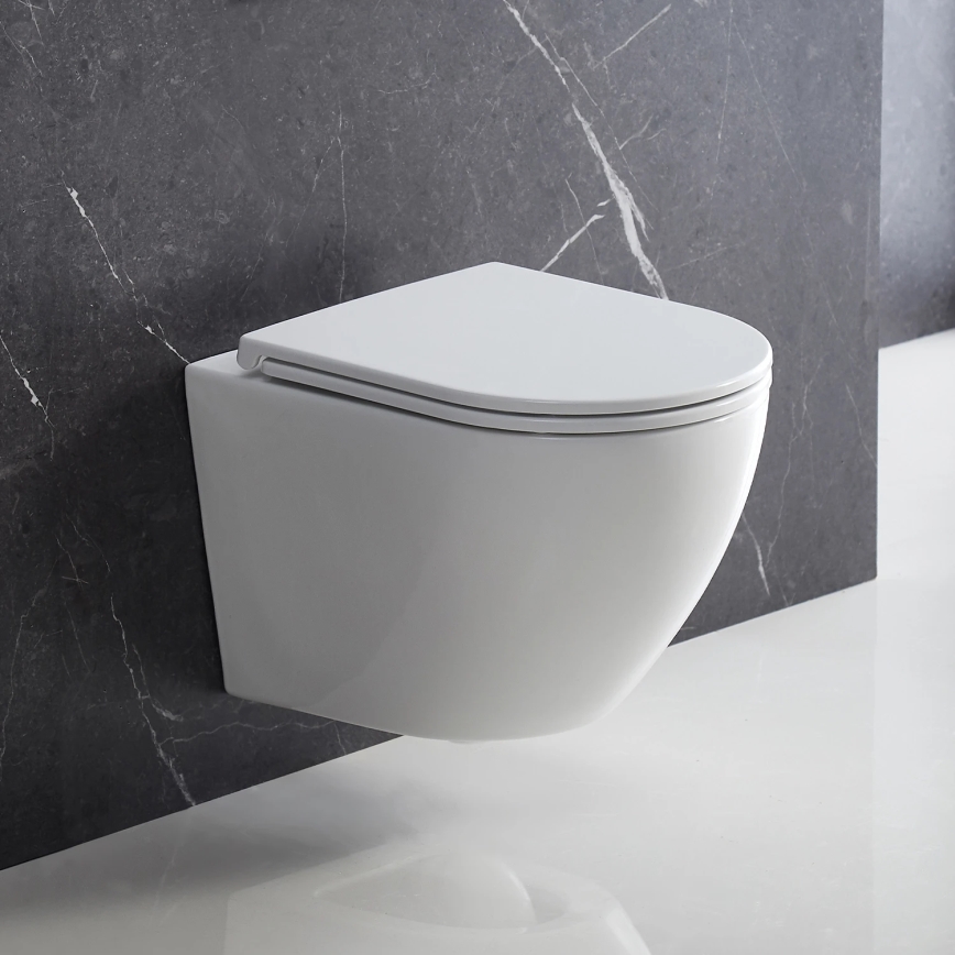OMNIRES OTTAWADEBP - Toilettensitz SoftClose OTTAWA Duroplast/glänzend weiß