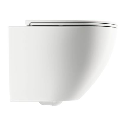 OMNIRES OTTAWAMWBM - Hängendes WC mit SoftClose-Sitz OTTAWA Keramik/mattweiß