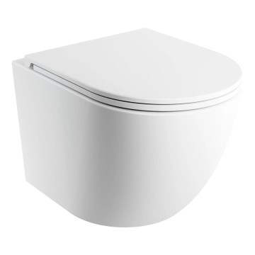 OMNIRES OTTAWASPXMWBM - Hängendes WC mit SoftClose-Sitz OTTAWA Keramik/mattweiß