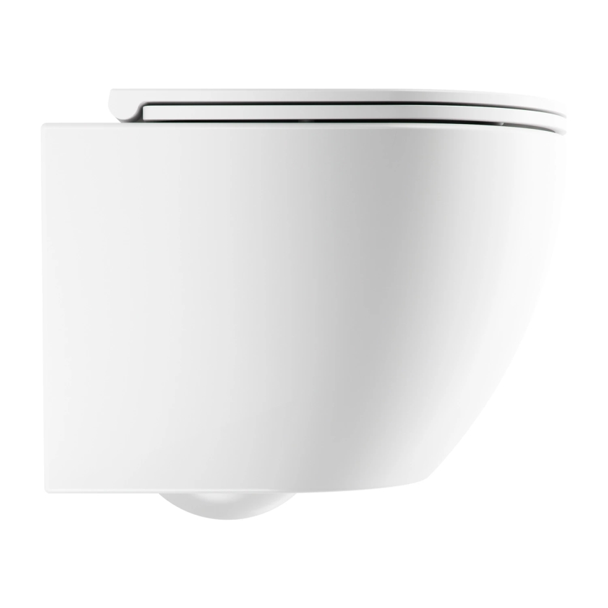 OMNIRES OTTAWASPXMWBM - Hängendes WC mit SoftClose-Sitz OTTAWA Keramik/mattweiß