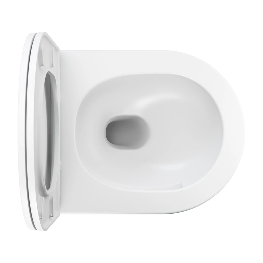 OMNIRES OTTAWASPXMWBM - Hängendes WC mit SoftClose-Sitz OTTAWA Keramik/mattweiß