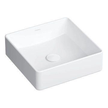 OMNIRES PASADENA360BP - Aufsatzwaschbecken PASADENA 36x36 cm Keramik / Hochglanzweiß