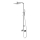 OMNIRES PM7444CR - Duschset mit Armatur PARMA glänzender Chrom