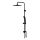 OMNIRES SYSJIMJIMBL - Duschset JIMJIM matt schwarz
