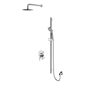 OMNIRES SYSY17CR - Dusch-Set mit Unterputz-Armatur Y glänzendes Chrom