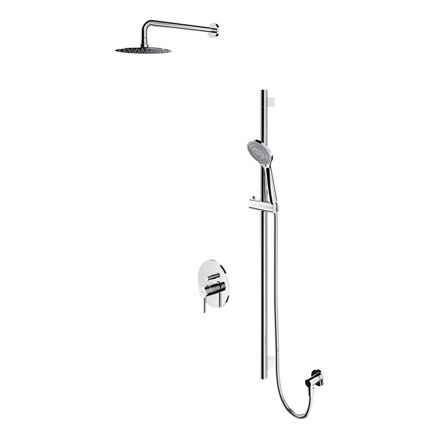 OMNIRES SYSY17CR - Duschset mit Unterputzarmatur Y in glänzendem Chrom