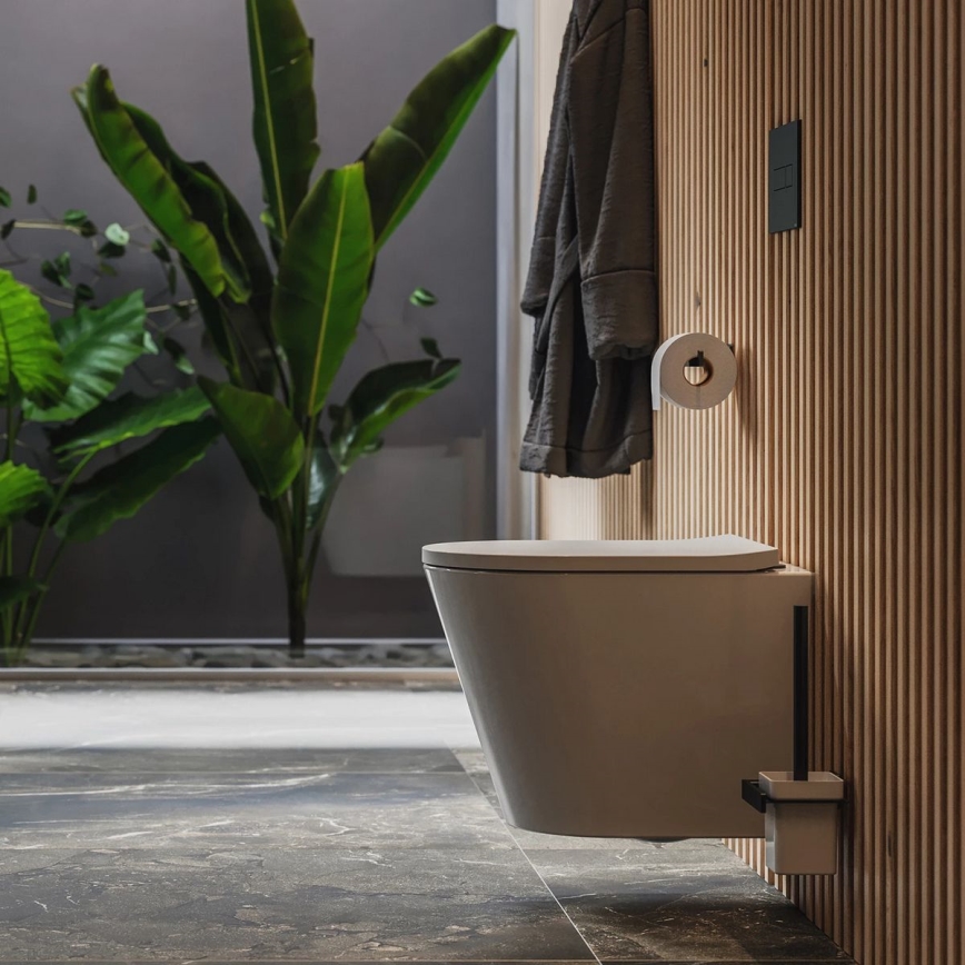 OMNIRES TAMPADEBP - Toilettensitz SoftClose TAMPA Duroplast/glänzend weiß