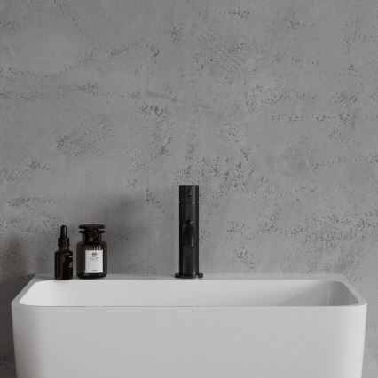 OMNIRES Y1210NBL - Waschbeckenarmatur Y 16,2 cm seidenmatt schwarz
