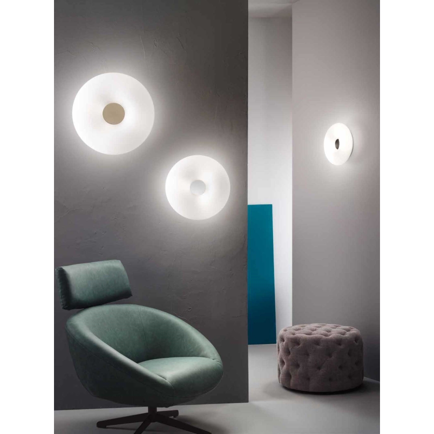 Ondaluce - Deckenleuchte DODI 4xE27/15W/230V Ø 53 cm weiß