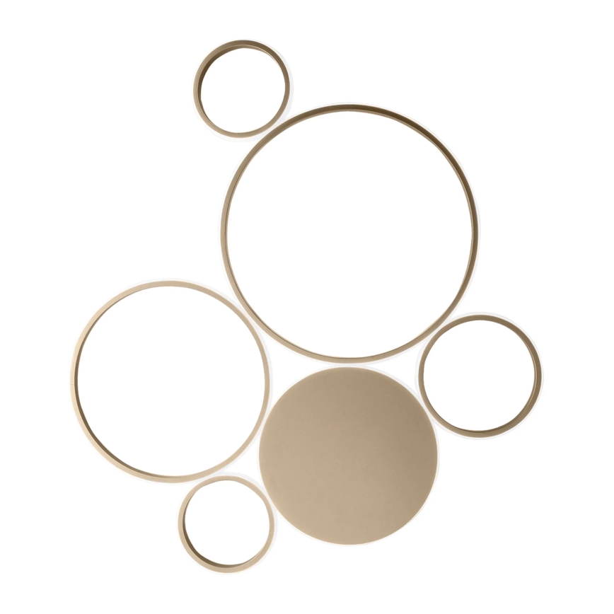 Ondaluce - dimmbare LED-Deckenleuchte POIS LED/68W/230V goldfarben