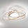 Ondaluce - dimmbare LED-Deckenleuchte ROSE LED/60W/230V 50x54 cm goldfarben