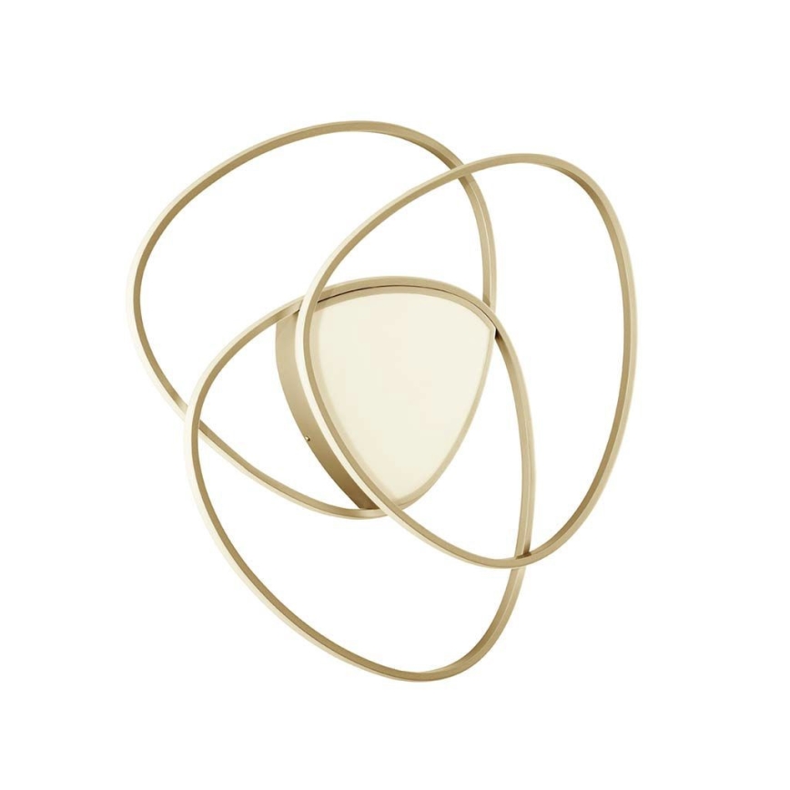 Ondaluce - Dimmbare LED-Deckenleuchte ROSE LED/70W/230V Gold