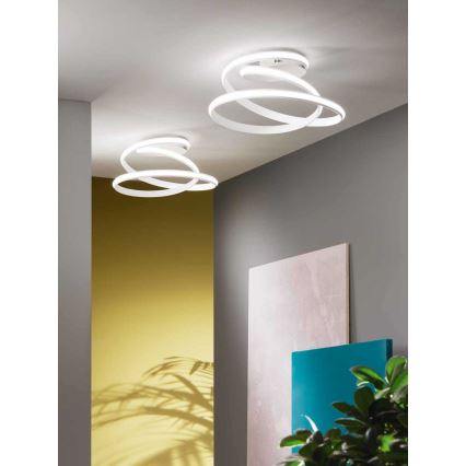 Ondaluce - dimmbare LED-Deckenleuchte VUELTA LED/37W/230V Ø 55 cm weiß
