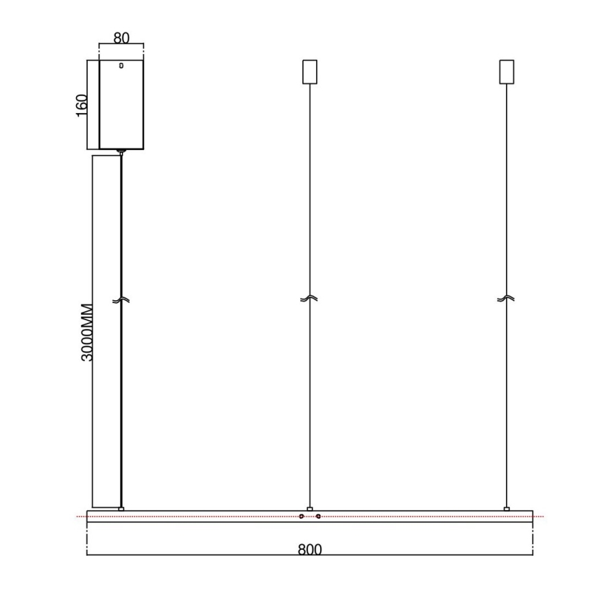 Ondaluce - SOEL LED-dimmbarer Kronleuchter mit Kabelaufhängung, 38 W/230 V, 3000/4000 K, Ø 80 cm, weiß