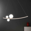 Ondaluce - dimmbare LED-Pendelleuchte an Seil ALTALENA LED/48W/230V gold/weiß