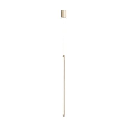 Ondaluce - Dimmbare LED-Pendelleuchte an Stahlseil GENIUS LED/12W/230V Ø 1,5 cm goldfarben