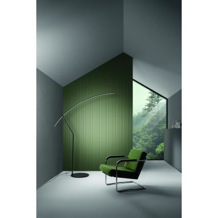 Ondaluce - Dimmbare LED-Stehlampe FOLAGA LED/30W/230V, schwarz