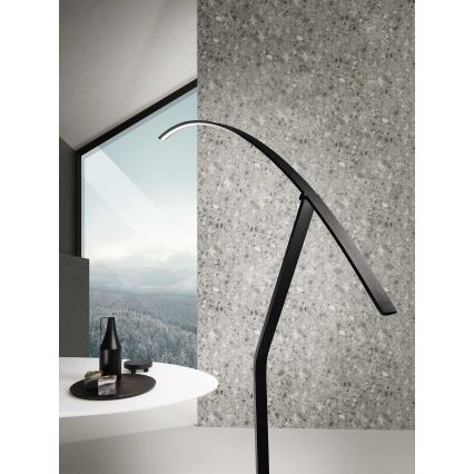 Ondaluce - Dimmbare LED-Stehlampe FOLAGA LED/30W/230V, schwarz