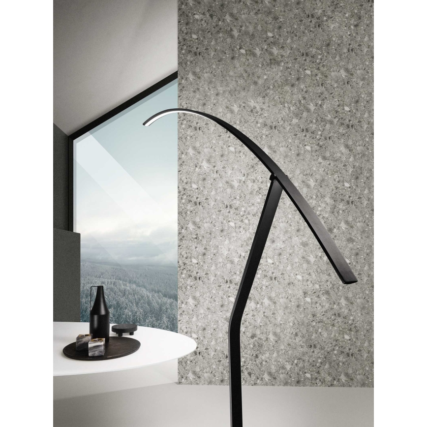 Ondaluce - Dimmbare LED-Stehlampe FOLAGA LED/30W/230V, schwarz