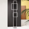 Ondaluce - dimmbare LED-Stehleuchte DOWEL LED/77W/230V 166 cm silber