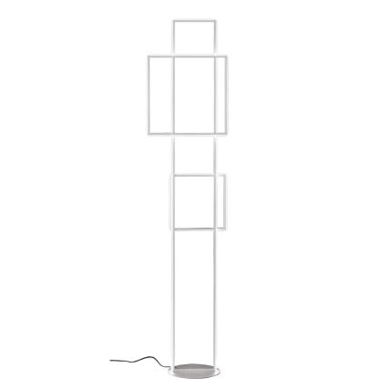 Ondaluce - dimmbare LED-Stehleuchte DOWEL LED/77W/230V 166 cm silber