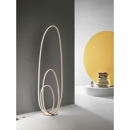 Ondaluce - Dimmbare LED-Stehleuchte GOLDEN LED/45W/230V, goldfarben