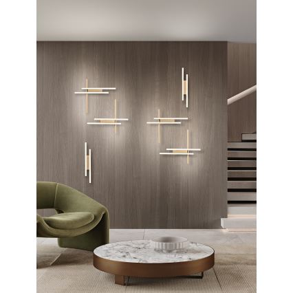 Ondaluce - Dimmbare LED-Wandleuchte MOVIDA LED/20W/230V goldfarben