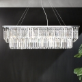 Ondaluce - Kristall-Kronleuchter mit Seilaufhängung DAIQUIRI 8xE14/10W/230V, glänzender Chrom