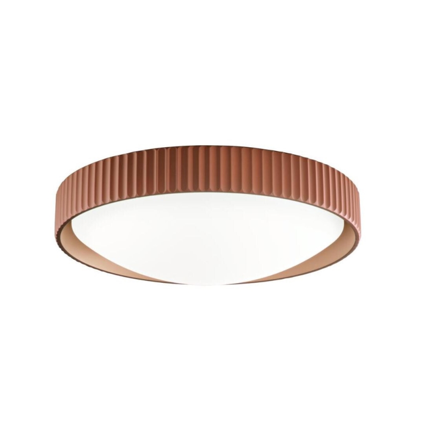 Ondaluce - LED-Deckenleuchte CONCRETE LED/20W/230V Ø 41 cm Beton/Braun