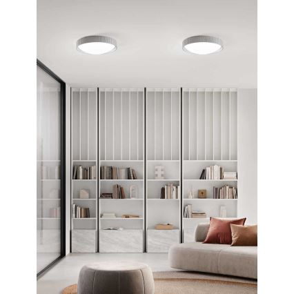 Ondaluce - LED-Deckenleuchte CONCRETE LED/20W/230V Ø 41 cm Beton/Grau