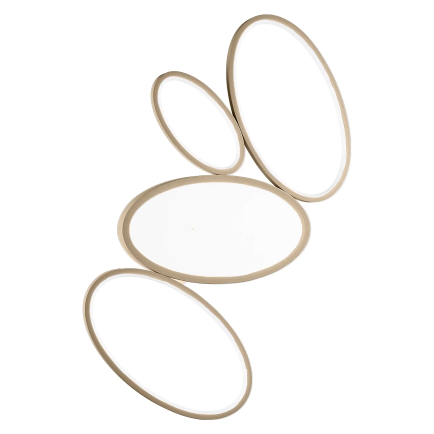 Ondaluce - LED-Deckenleuchte RICE, dimmbar, 34W/230V, 45x80 cm, goldfarben