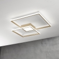 Ondaluce - LED-dimmbare Deckenleuchte DOWEL LED/46W/230V goldfarben