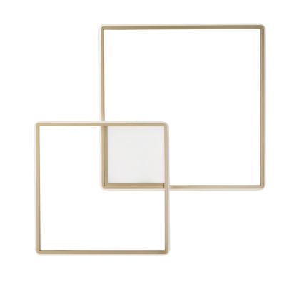 Ondaluce - LED-dimmbare Deckenleuchte DOWEL LED/46W/230V goldfarben