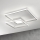 Ondaluce - LED dimmbare Deckenleuchte DOWEL LED/60W/230V 75x75 cm silber