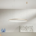 Ondaluce - LED-dimmbare Hängeleuchte mit Kabelaufhängung SOEL LED/38W/230V Ø 80 cm goldfarben