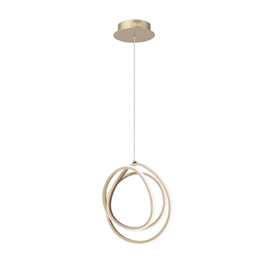 Ondaluce - LED dimmbare Pendelleuchte an Kabel GOLDEN LED/28W/230V Gold