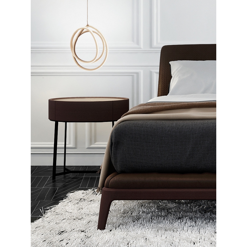 Ondaluce - LED dimmbare Pendelleuchte an Kabel GOLDEN LED/28W/230V Gold