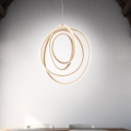 Ondaluce - LED-dimmbare Pendelleuchte an Kabel GOLDEN LED/50W/230V Ø 50 cm goldfarben