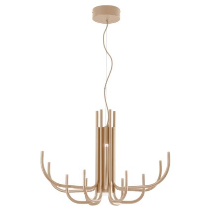 Ondaluce - LED-dimmbare Pendelleuchte an Seil NOUVEAU LED/35 W/230 V Ø 78 cm Gold