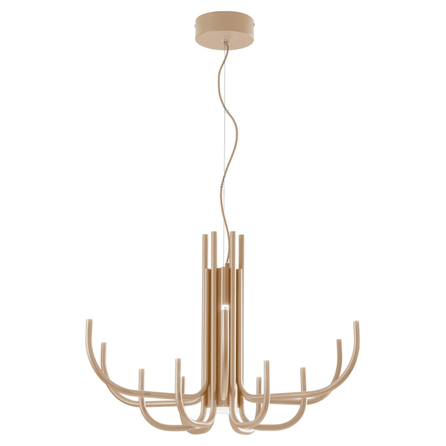 Ondaluce - LED-dimmbare Pendelleuchte an Seil NOUVEAU LED/35 W/230 V Ø 78 cm Gold