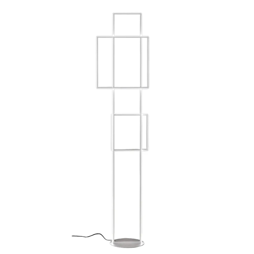 Ondaluce - LED-dimmbare Stehleuchte DOWEL LED/77W/230V silber