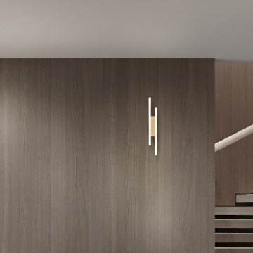 Ondaluce - LED-dimmbare Wandleuchte MOVIDA LED/16W/230V, goldfarben