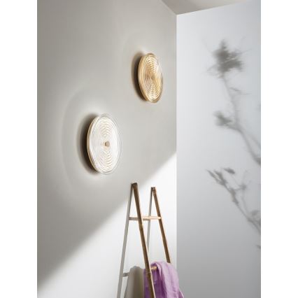 Ondaluce - LED-Wandleuchte JOKEY LED/10W/230V Gold/Rauchbeige