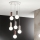 Ondaluce - Pendelleuchte an Kabel ROCK 6xG9/7W/230V Ø 35 cm Beton/Braun/Grau/Weiß