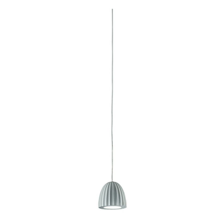 Ondaluce - Pendelleuchte mit Kabel CONCRETE 1x GU10/7,5 W/230 V Ø 10,5 cm Beton/Grau