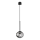 Ondaluce - Pendelleuchte mit Kabelaufhängung JEWEL 1xE14/10W/230V Ø 17 cm schwarz/rauchschwarz